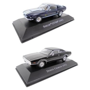 Imagem de OPO 10 - Set of 2 1/43 Miniature Cars Compatible with Shelby GT500 + Dodge Charger - ACL01