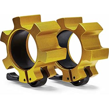 Imagem de Berfea Grampos Para Barra, Olímpicos, Colar De Metal Em Liga Alumínio, Liberação Rápida 2" Levantamento Peso, Levantamentos Olímpicos E Treinamento Força, 1 Par