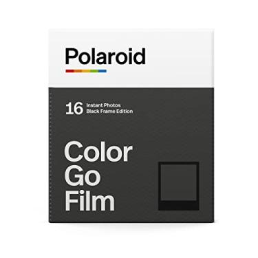 Imagem de Polaroid Película Go Color - Moldura preta (16 fotos) (6211) - Compatível apenas com câmera Polaroid Go