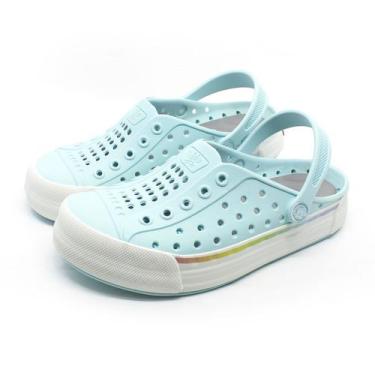 Imagem de Sandália Babuche Plugt Joy Revirão Azul Infantil e Adulto, Unissex, Ca