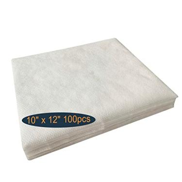 Imagem de HimaPro Rolo Estabilizador Para Bordado À Máquina No Show Cutaway Invisible Mesh - Peso Leve A Médio 1,8 Onças (10" X 12", 100 Peças) Feito De Nylon Em Relevo