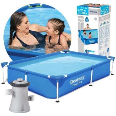 Imagem de Piscina Estrutural Infantil 1.200 Litros Splash Juniors com Bomba Best