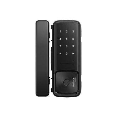 Imagem de Fechadura Digital Intelbras MFR 4000 Para Portas De Vidro  Desbloqueio