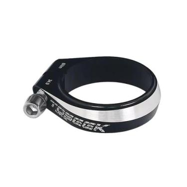 Imagem de Braçadeira Selim Alumínio Preto 31.8mm 27.2/28.6mm 12g - Toseek