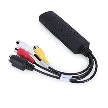 Imagem de ciciglow Placa de captura de vídeo, placa de captura de vídeo Full HD dispositivo cartão de captura com interface USB 2.0, ferramentas de cartão de aquisição de captura de vídeo HD adequadas para /3,