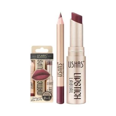 Imagem de Conjunto De 12 Batons Matte De Longa Duração À Prova D'água USHAS Bato