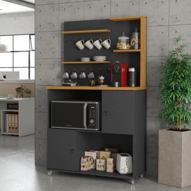 Imagem de Cantinho Do Café 2 Portas Acre Grafite Cinamomo