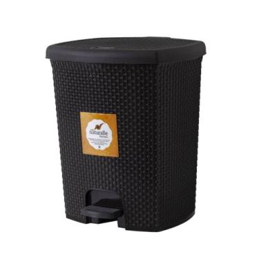 Imagem de Lixeira naturalle rattan com pedal - RISCHIOTO