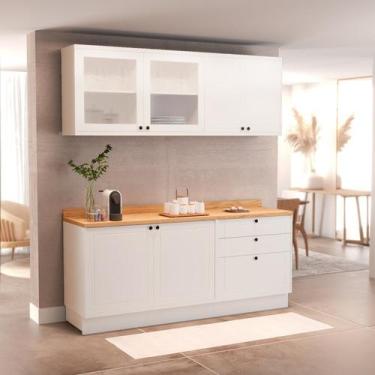 Imagem de Cozinha Compacta 4 Peças 6 Portas 3 Gavetas com Tampo Sevilha - Herval