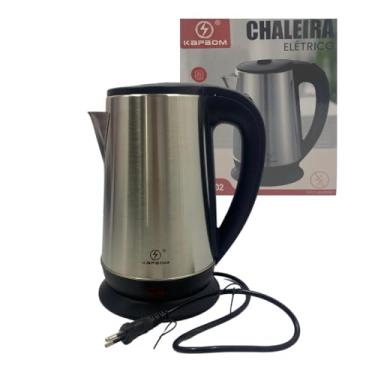 Imagem de Chaleira Elétrica Inox 2,3 Litros 110V – Ferve Água Rápido, com Desligamento Automático e Base Giratória