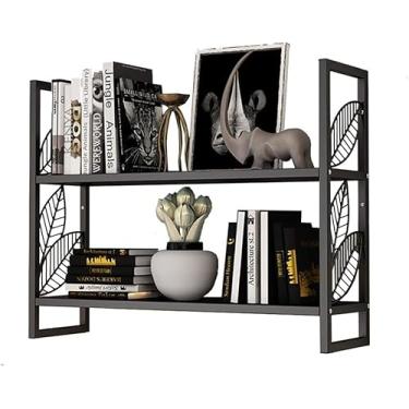 Imagem de Prateleira Flutuante Prateleira De Parede Iron Art Black 2 Camadas Americana Decoração De Parede Quarto Sala De Estar Prateleira Pendurada Na Parede, 120cm