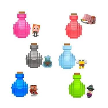Imagem de Minecraft Mini Poção E Boneco Reveal Sortido - MATTEL