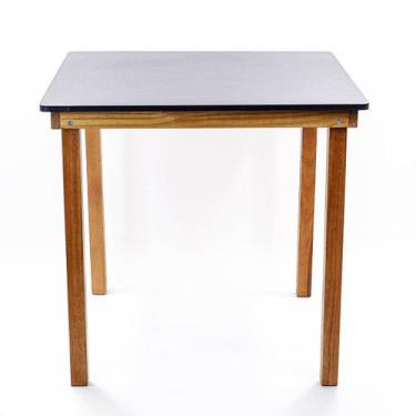 Imagem de Mesa de Jantar Cozinha Quadrada Madeira Moderna 4 Lugares 80cm - Beto 