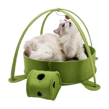 Imagem de Arranhador Para Gatos De Cartão | Arranhador de Cartão Cama Grande,Brinquedo em Forma de Tartaruga Desmontável Companheiro para Casa Sala