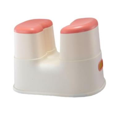 Imagem de Zialofi Cadeira de banho, banco antiderrapante, apoio para os pés, prático, portátil e multiuso para banho de adultos, crianças, idosos, Rosa