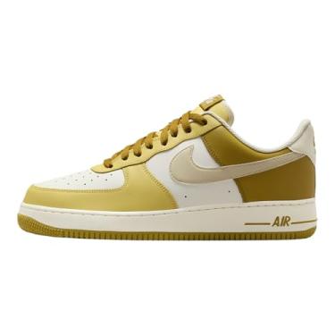 Imagem de Nike Tênis masculino Air Force 1'07, tamanho 39, bronzine/leite de coco, Amarelo, 41