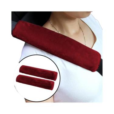 Imagem de Capa Macia De Pele De Carneiro Falsa Para Cinto De Segurança De Carro,