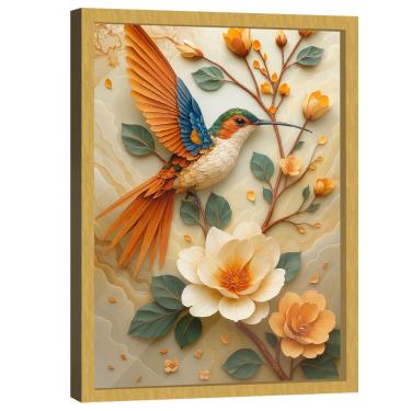Imagem de Quadro Decorativo Beija-Flor