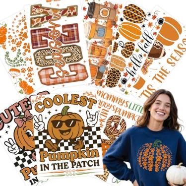 Imagem de Camisetas de outono DIY para mulheres 2025 meninas meninos vinil de transferência de calor para capas de travesseiro de outono artes artesanato roupas de corredor de mesa personalizadas HTV decorações