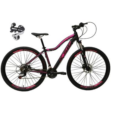 Imagem de Bike Aro 29 KSW Mwza 24v Câmbio Shimano Acera K7 Freio a Disco Garfo com Trava-Feminino