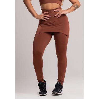 Imagem de Calça Legging Suplex Saia Tapa Bumbum Estampada Cintura Alta Fitness Mvb Modas-Feminino