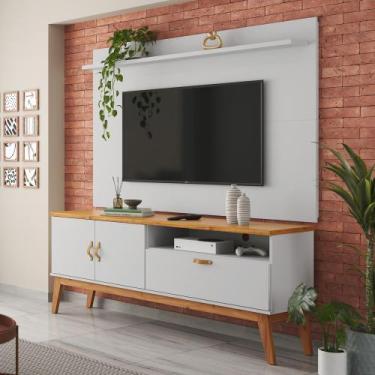 Imagem de Rack Com Painel Sirius 1.4 Para Sala Tv 55 Polegadas - 3 Cores - PATRI