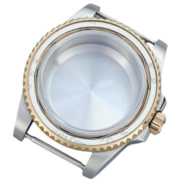 Imagem de FEIYASHI Caixa de relógio de luxo ouro rosa vidro de cristal de safira para NH35 NH34 NH38 ETA2824 Miyota 8215 Movimento Mostrador de 28,5 mm, Movimento ETA2824 PT5000 + tampa inferior sólida 4, Caixa