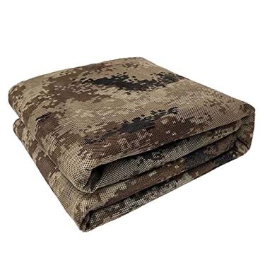 Imagem de GRVCN Capa de material de serapilheira camuflada com rede de camuflagem 300D para caça de solo, jogos de guerra, fotografia de vida selvagem