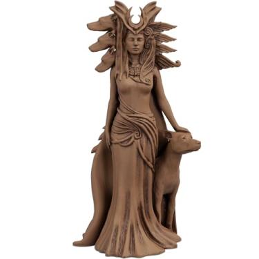 Imagem de Estátua Hecate - Deusa grega - Versão 5 (Cor Madeira)