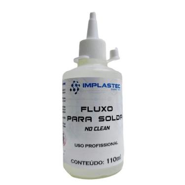 Imagem de Fluxo Para Solda Incolor No Clean Frasco Implastec 110Ml