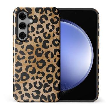 Imagem de ilikediy Capa para Samsung Galaxy S24, HL2, estampa de guepardo, leopardo, híbrido, 2 camadas, capa protetora de silicone com design