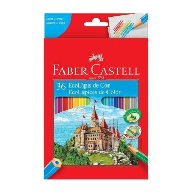 Imagem de Lápis de Cor Faber Castell - 4 Embalagens com 36 Cores