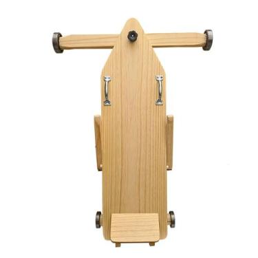 Imagem de Carrinho De Rolimã 4 Rodas Brinquedo Madeira Crua - Primanto