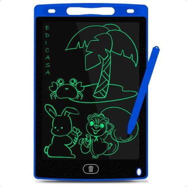 Imagem de Lousa Mágica Infantil Digital Desenho Notas E Diversão - NoBrand, Azul
