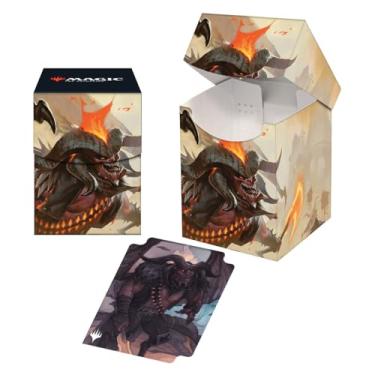 Imagem de Ultra Pro - Outlaws of Thunder Junction 100+ Deck Box® Ft. Rakdos para Magic: The Gathering, acessório colecionável para jogos TCG, porta-cartas de proteção