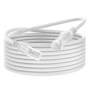 Imagem de Cabo Ethernet Dutevolns Liquid Silicone Cat 6 10 pés branco