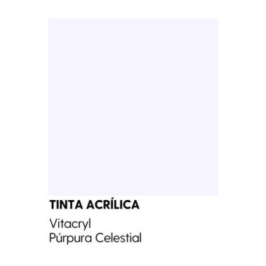 Imagem de Tinta Fosca Premium Violetas - Vitacryl, Púrpura Celestial, 3,6 lts