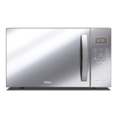 Imagem de Micro-ondas Philco 26 Litros Espelhado Branco 110V