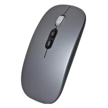 Imagem de Mouse Sem Fio Bluetooth Wireless Recarregável E-1300 Pro Prata - Peini