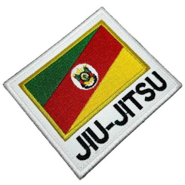Imagem de Jiu-Jitsu Rio Grande do Sul Patch Bordado Termo Adesivo - BR44