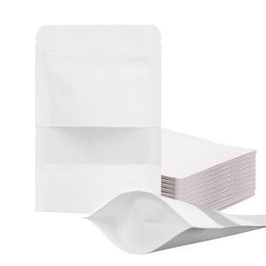 Imagem de Sacos de papel Kraft FireKylin 100 unidades 10 x 15 cm Stand Up White