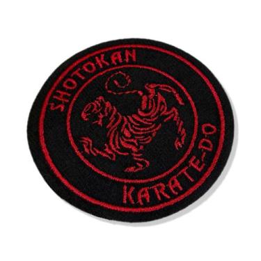 Imagem de Karatê Shotokan patch bordado passar a ferro ou costura 9,5x9,50 cm - 