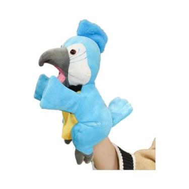 Imagem de Fantoches De Mão De Pato Fofo Para Crianças Brinquedo De Pelúcia De Al