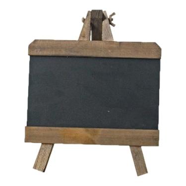 Imagem de KAIYUEMAOYI Quadro-negro de Mesa, Quadro-negro de Madeira, Decoração de Mesa Apagável, Rústica E Versátil para Menu de Bar Ou Escritório