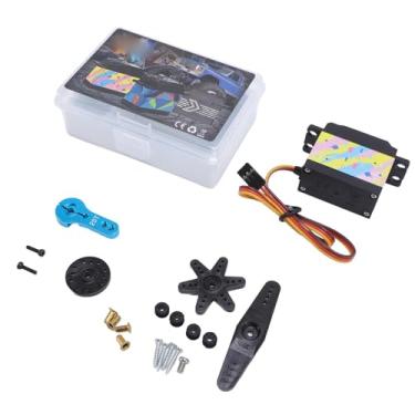 Imagem de RiToEasysports Servo Digital de 35 Kg, Controle Preciso, Excelente Estabilidade, Liga de Alumínio para 1/10 1/12 Carros RC, Caminhões, Robôs, Barcos, Aviões Com Tempo de Reação Rápida para