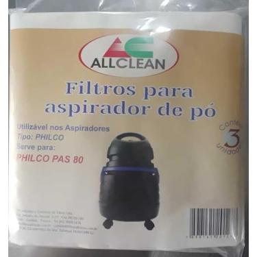 Imagem de SACO FILTRO DESCARTÁVEL PARA ASPIRADOR DE PÓ PHILCO PAS 80