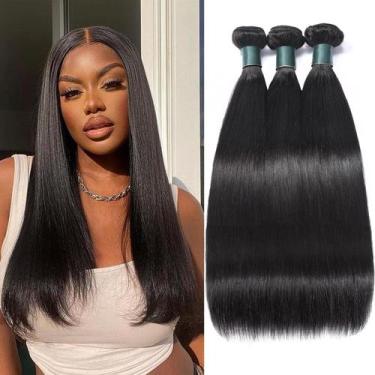 Imagem de Hair Weave Great Grace Brazilian Straight, 3 pacotes, 14-18 polegadas