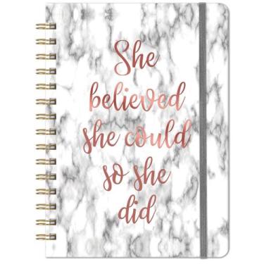 Imagem de Caderno Frasukis Ruled Spiral, capa dura impermeável, 8,5 x 6,4 polega