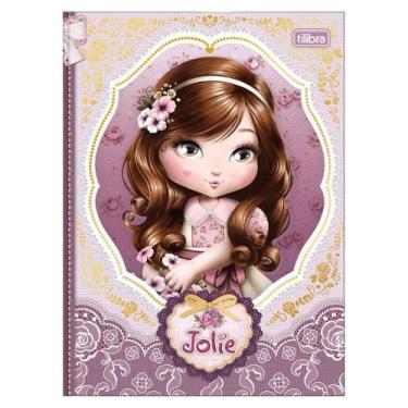 Imagem de Caderno Colegial Brochura Jolie 160 Folhas Capa Dura 17,6 x 23,9cm Til