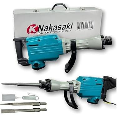 Imagem de Martelete Rompedor Demolidor 1800W Nakasaki 15kg com Maleta e Acessórios (220 Volts)